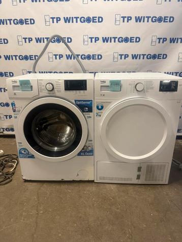 Beko 7kg A+++ wasmachine & 7kg B droger, 3 mnd garantie beschikbaar voor biedingen