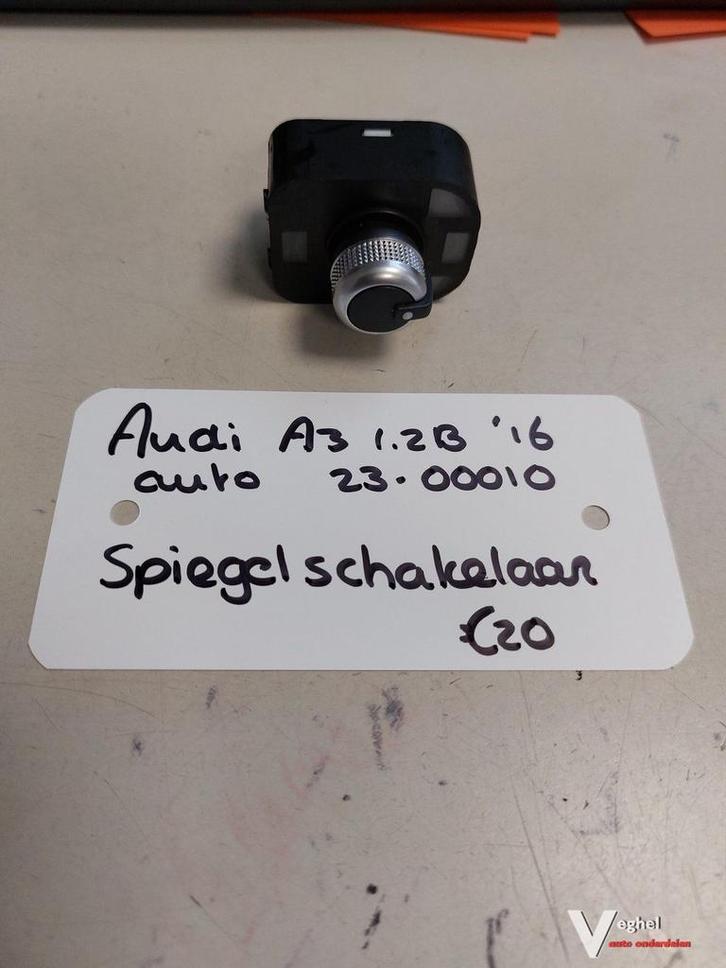 Audi A3 automaat 1.2B spiegelschakelaar '16, Auto-onderdelen, Dashboard en Schakelaars, Gebruikt, Ophalen of Verzenden