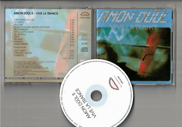 AMON DÜÜL CD Vive la Trance - remastered + bonus tracks, Cd's en Dvd's, Cd's | Rock, Zo goed als nieuw, Poprock, Ophalen of Verzenden