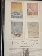 Jan Montyn Grafiek - Wat betreft de bloemen, Antiek en Kunst, Kunst | Etsen en Gravures, Ophalen of Verzenden