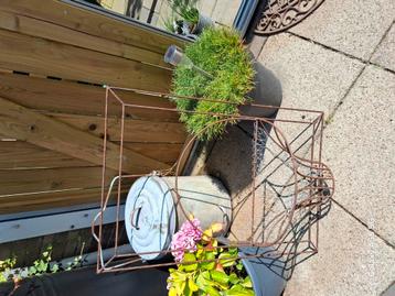 Ijzeren wandornament voor plant of decoratie beschikbaar voor biedingen