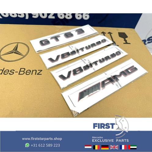 W290 W190 GT63 KLASSE GT 4 DOOR AMG LOGO SET ZWART ROOD 2023, Auto-onderdelen, Carrosserie en Plaatwerk, Mercedes-Benz, Gebruikt