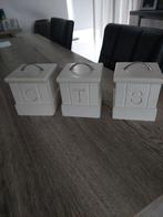 Coffee Tea Sugar potjes, Ophalen, Zo goed als nieuw, Overige materialen, Pot, Bus of Blik