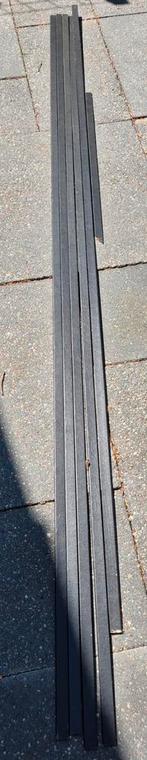Plakplint zwart ca. 12m1, Ophalen, Nieuw, Mdf, 250 cm of meer