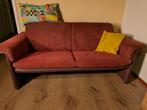Bank: 180cm breed, comfortabel, rood, Huis en Inrichting, Banken | Bankstellen, Gebruikt, 150 tot 200 cm, Tweepersoons, 75 tot 100 cm
