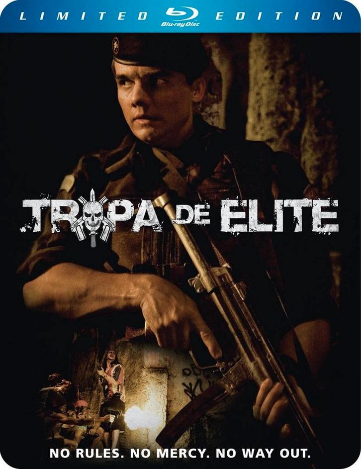 Tropa de Elite 1&2 Limited Edition Metal Case, Cd's en Dvd's, Blu-ray, Zo goed als nieuw, Actie, Boxset, Verzenden