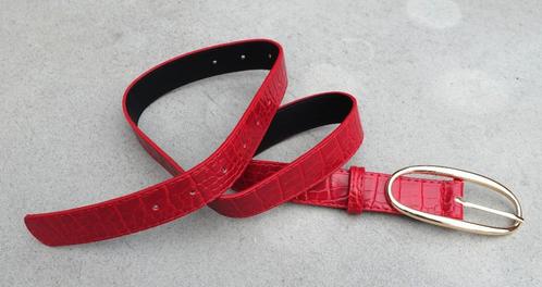 damesriem 287-4 / 100x2,7 cm in wijnrood, Kleding | Dames, Riemen en Ceinturen, Nieuw, Tailleriem, 100 cm of meer, Minder dan 3 cm
