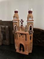 Mexico Peru folkart church terracotta clay altaar rode klei, Ophalen