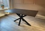 Eettafel met keramisch blad 160 x 90 cm (zgan), Huis en Inrichting, Tafels | Eettafels, Ophalen, Overige materialen, Modern of industrieel