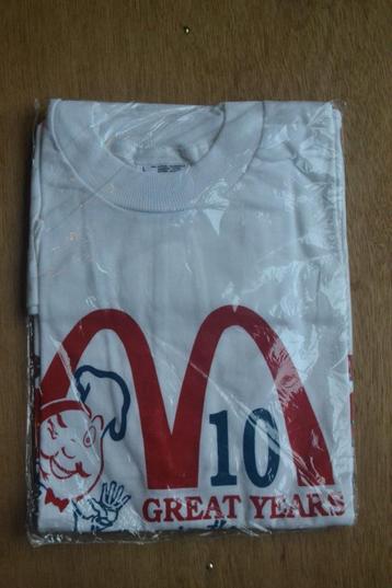 Vintage McDonald's T-shirt jaren 90 :10 jaar Finland Speedee beschikbaar voor biedingen