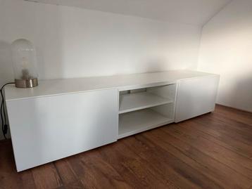 Besta ikea TV Meubel Wit/Lappviken