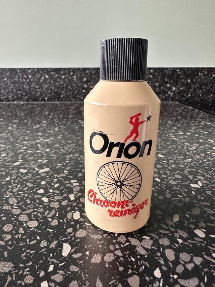 Mooi ORION Chroom-reiniger flesje., Verzamelen, Merken en Reclamevoorwerpen, Gebruikt, Overige typen, Ophalen of Verzenden