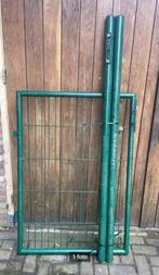 Enkele tuinpoort – 125x90 cm – Groen (RAL6005) – Compleet, https://www.hekwerk-centrale-twente.nl/pages/offerte-aanvragen-2, Minder dan 100 cm