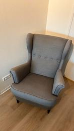 IKEA Strandmon stoel donkergrijs te koop!, Huis en Inrichting, Ophalen, 75 tot 100 cm, Zo goed als nieuw, Stof