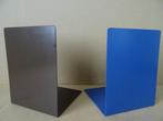 Curiosa boekensteunen metalen set design boekensteunen 1970, Ophalen of Verzenden