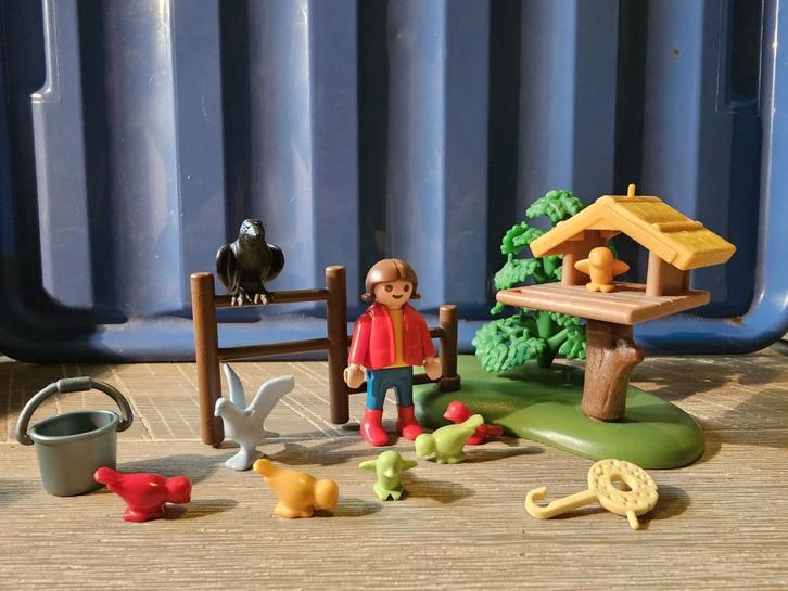 Playmobil Vogel Voederhuisje 4203, Kinderen en Baby's, Speelgoed | Playmobil, Zo goed als nieuw, Complete set, Ophalen