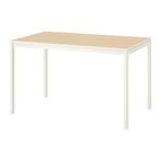 Witte MELLTORP tafel IKEA 175 X 75 cm, Huis en Inrichting, Tafels | Eettafels, Ophalen, 50 tot 100 cm, Zo goed als nieuw, Vijf personen of meer