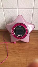 VTech roze/paars KidiMagic klok/wekker/muziek/lamp projector, Ophalen of Verzenden, Zo goed als nieuw, 6 jaar of ouder