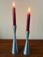 Set van 2 vintage Ikea kaarsenhouder Erika Pekkari zandloper, Ophalen of Verzenden, Minder dan 25 cm