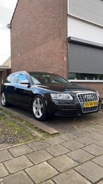 Audi A6 3.2 FSI 188KW Avant Quattro AUT 2005 Zwart, Auto's, Audi, Automaat, Beige, 1715 kg, Leder en Stof