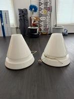 2 x Retro murano vloerlampen, 25 tot 50 cm, Wit, Mureno Retro, Ophalen of Verzenden