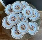 11 Vintage Arcopal Delhi ontbijt borden bord 19 cm, Ophalen of Verzenden, Bord(en), Overige stijlen, Glas