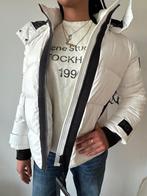 Moose Knuckles winterjas met prijskaart, Wit, Nieuw, Ophalen of Verzenden, Maat 36 (S)