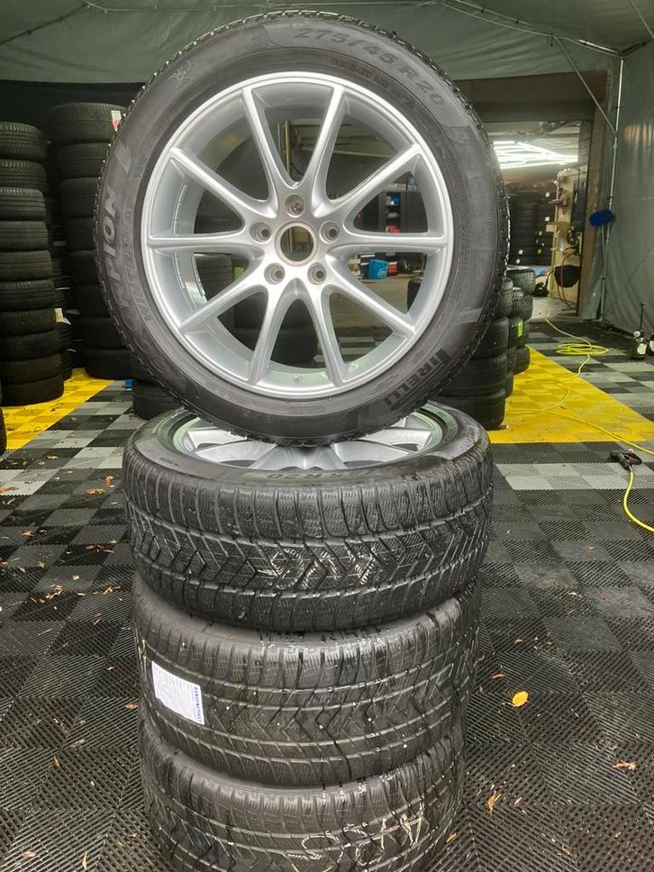 20 inch Porsche Cayenne 9Y velgen - banden versleten, Auto-onderdelen, Banden en Velgen, Banden en Velgen, Zomerbanden, 20 inch