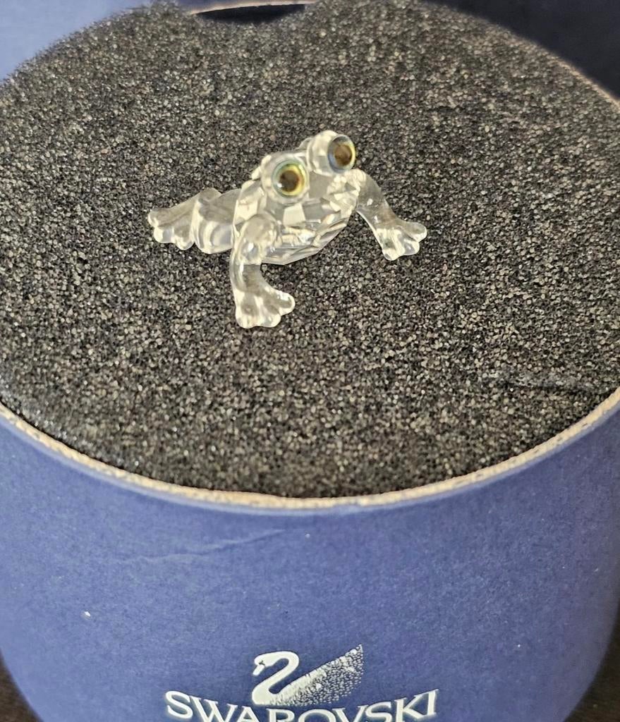 Swarovski Baby Kikker Kristal, Verzamelen, Swarovski, Ophalen of Verzenden, Zo goed als nieuw, Figuurtje