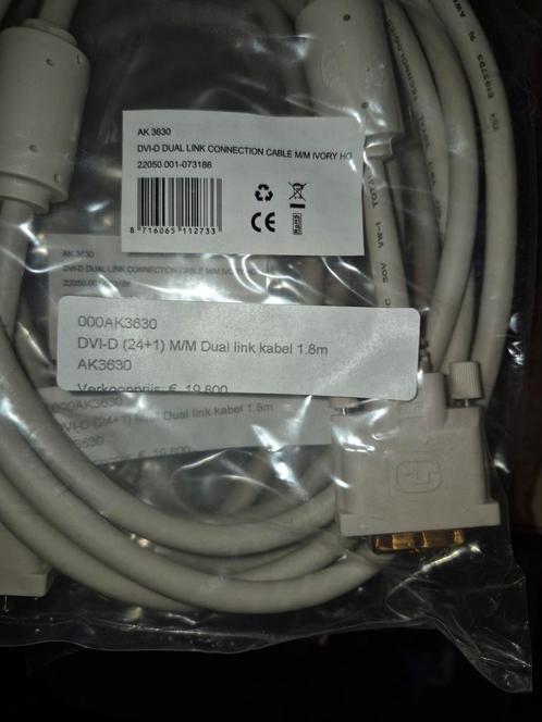 7 x ACT DVI-D Dual Link kabel M/M, High Quality 2,00 m, Computers en Software, Pc- en Netwerkkabels, Nieuw, Ophalen of Verzenden
