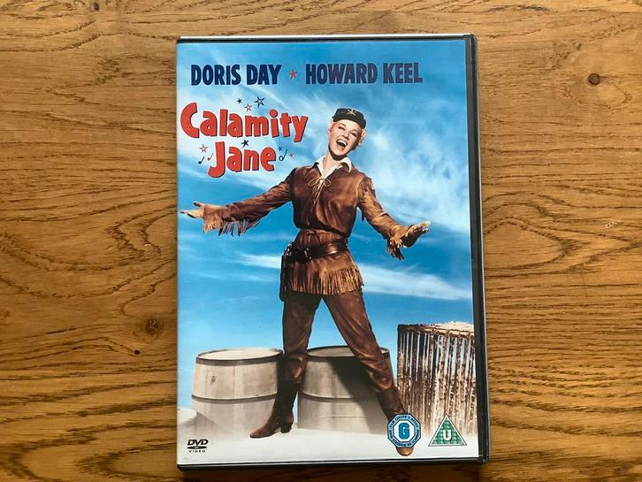 7) CALAMITY JANE met o.a. Doris Day, Howard Keel (1953)., Cd's en Dvd's, Dvd's | Klassiekers, Zo goed als nieuw, 1980 tot heden