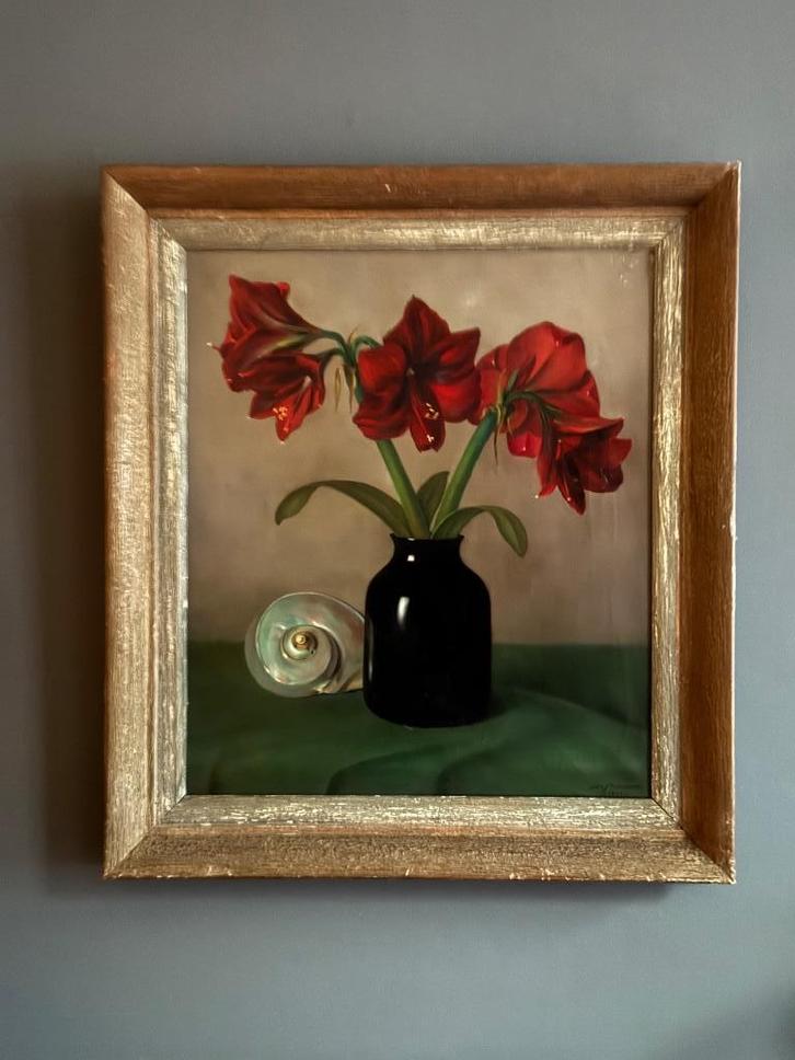 Stilleven, 1943, Jan Stokhof, olieverf op doek., Antiek en Kunst, Kunst | Schilderijen | Modern, Ophalen