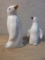 Vintage witte porseleinen pinguins, Verzamelen, Beelden en Beeldjes, Ophalen of Verzenden, Gebruikt, Dier