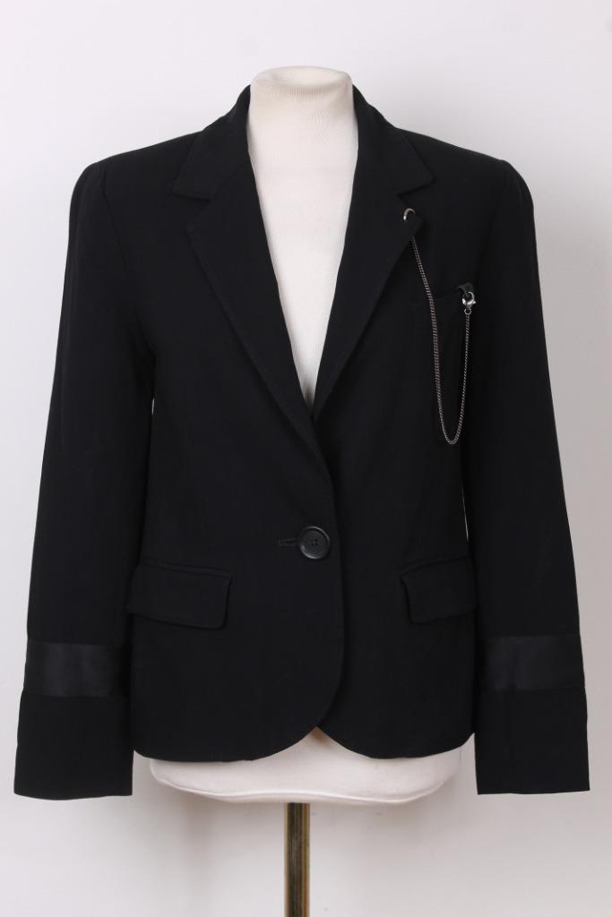 Wollen blazer van NATAN maat M, Kleding | Dames, Jasjes, Kostuums en Pakken, Zo goed als nieuw, Jasje, Maat 38/40 (M), Zwart, Verzenden