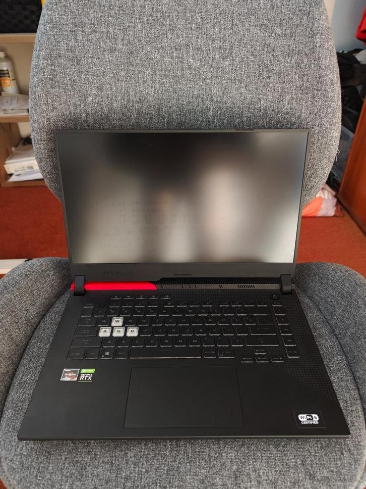 Asus ROG Strix G15, Computers en Software, Windows Laptops, Zo goed als nieuw, 15 inch, SSD, 3 tot 4 Ghz, 16 GB, Qwerty, Met videokaart