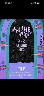 2 x ADE Into the woods vrijdag tickets, Tickets en Kaartjes, Twee personen