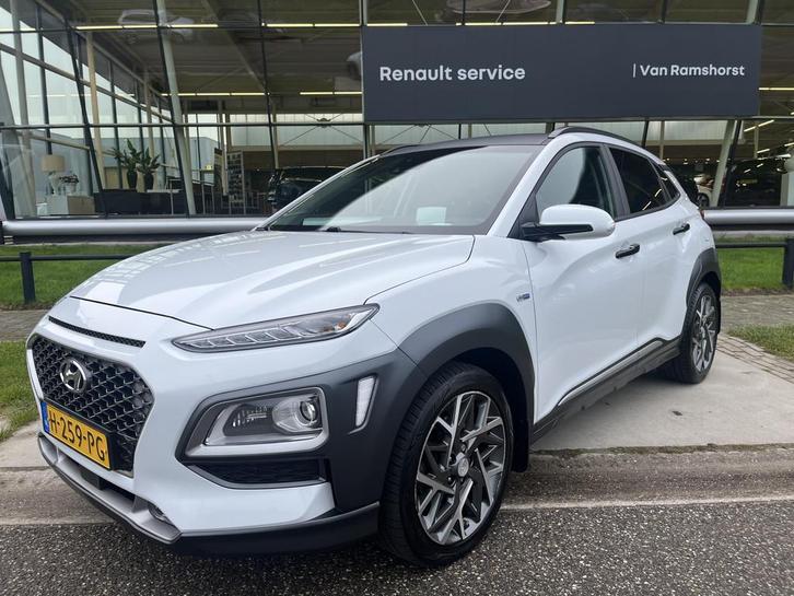 Hyundai KONA 1.6 GDI HEV Premium / Automaat / Trekhaak / Sto, Auto's, Hyundai, Bedrijf, Te koop, Kona, ABS, Achteruitrijcamera