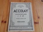 Concertinos I - Accolay / Crickboom, Muziek en Instrumenten, Bladmuziek, Gebruikt, Ophalen of Verzenden, Artiest of Componist