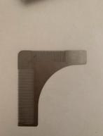 RVS Baard Shaper / Baardkam – Voor strakke lijnen, Ophalen of Verzenden, Nieuw, Gehele gezicht, Verzorging