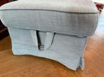 Ikea Ektorp voetenbank met opbergruimte middengrijs, Ophalen, Gebruikt, Rechthoekig, Stof
