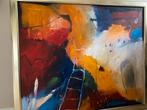 Groot acryl schilderij op doek Alexander Vogels, Ophalen of Verzenden
