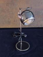 Vintage - Tafellamp - Bureaulamp - Zwart - Eyeball lamp -**, Gebruikt, Ophalen of Verzenden, Metaal, VINTAGE