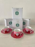Pip studio love birds rood-roze cappucino kop&schotel 200ml, Huis en Inrichting, Keuken | Servies, Ophalen, Nieuw, Overige stijlen
