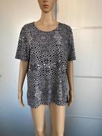 G412 Lang top shirt mt. L=42/44 zwart/wit Cadi-Gales