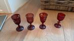Antieke rode glaasjes, Verzenden, Zo goed als nieuw, Overige typen