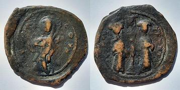 Byzantijnse follis Constantinus XII (976-1028) beschikbaar voor biedingen