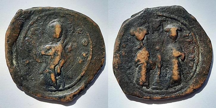 Byzantijnse follis Constantinus XII (976-1028), Postzegels en Munten, Munten | Europa | Niet-Euromunten, Overige landen, Verzenden