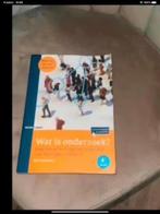 wat is onderzoek, Boeken, Ophalen of Verzenden, Zo goed als nieuw, HBO