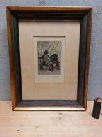 Kurt Peiser - Originele ets - Gesigneerd, Antiek en Kunst, Ophalen of Verzenden