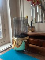 Polspotten Vaas Gouden rand, Huis en Inrichting, Woonaccessoires | Vazen, Overige kleuren, Ophalen of Verzenden, Minder dan 50 cm